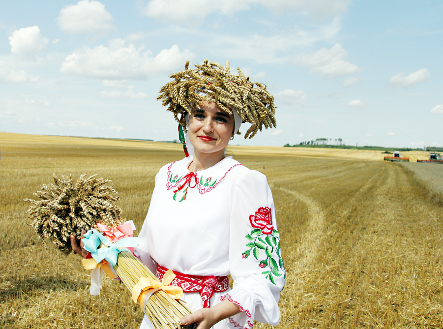 Как оформить белоруса. Девушка с караваем в поле. Люди в белорусских костюмах. Красивый белорусский костюм. Белоруска в поле.