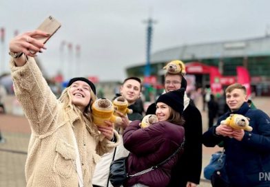 «Марафон единства» в Бобруйске: чем удивили гостей на площадке перед «Бобруйск-Ареной»